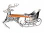 Reindeer and Sleigh H53cm
