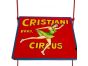 Hand Painted Iron Circus Folding Chair