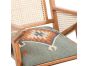 Rattan Chair - Blue