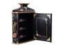 Black Lyre Bird Design Key Cabinet