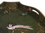 Green Fountain Design Tray on Stand