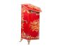 Red Floral Design Tall Decorative Box