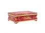 Red Floral Design Large Jewellery Box