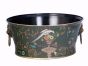 Green Fountain Design Round Bowl with Handles by Quirky Barn | Style Our Home