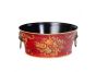 Red Floral Design Round Bowl with Handles by Quirky Barn | Style Our Home