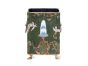 Green Fountain Design Bin with Handles and Feet by Quirky Barn | Style Our Home