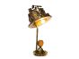Reclaimed Iron Steampunk Theme Cogs Top Hat Table Lamp