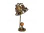 Reclaimed Iron Steampunk Theme Cogs Top Hat Table Lamp