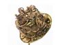 Reclaimed Iron Steampunk Theme Cogs Top Hat Table Lamp