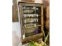 Key Cabinet with Hooks, Shelf and Antique Key Handle