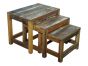 Reclaimed Nest of 3 Tables