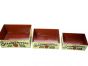 Set of 3 Metal Strawberry Trays