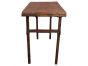 Iron Folding Table with Wooden Top - W106 x D53 x H75cm