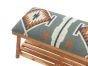 Blue Storage Bench