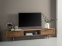 Bliss No.1 Large TV Stand, 2 Drawers, Open Rack