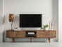 Bliss No.2 Large TV Stand, 4 Doors, 2 Open Racks