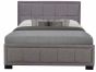 Hannover 4'6 Double Bed in Grey