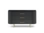 Lantine 3 Drawer Dresser - Matte Black Oak by Tommy Franks | Style Our Home