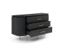 Lantine 3 Drawer Dresser - Matte Black Oak by Tommy Franks | Style Our Home