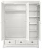 Chantilly White Triple Wardrobe - Style Our Home