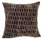 Cut Velvet Honeycombe Choc by Malini | Style Our Home