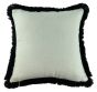 Slub With Heavy Black Fringe by Malini | Style Our Home