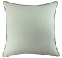 Lge Slub Cream With Olive Piping & Olive Rev by Malini | Style Our Home