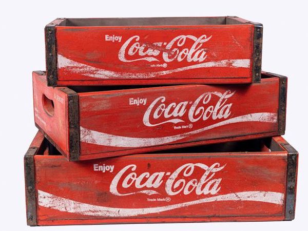 Set of 3 Coca Cola Boxes by Quirky Barn | Style Our Home