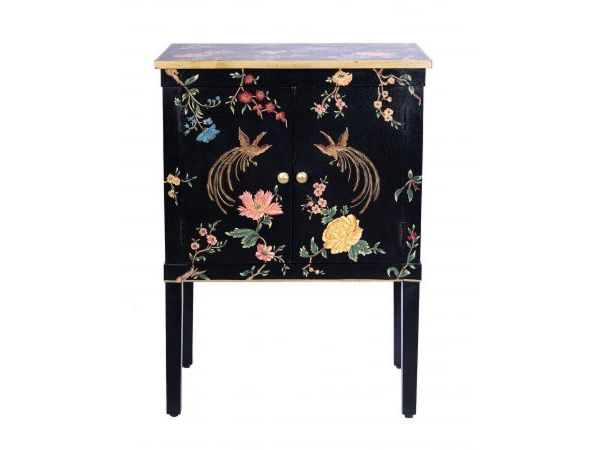 Black Lyre Bird Design Cabinet by Quirky Barn | Style Our Home