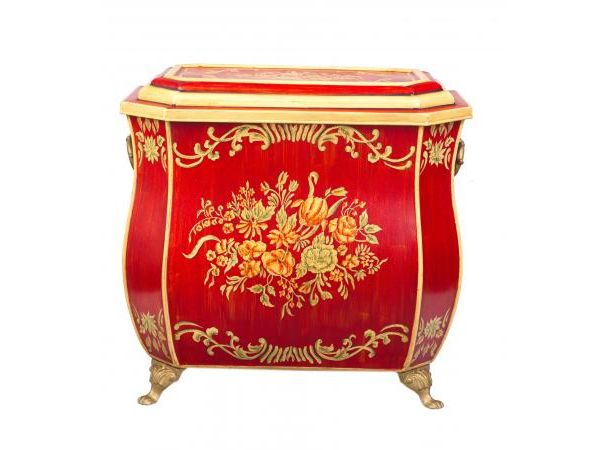 Red Floral Design Storage by Quirky Barn | Style Our Home