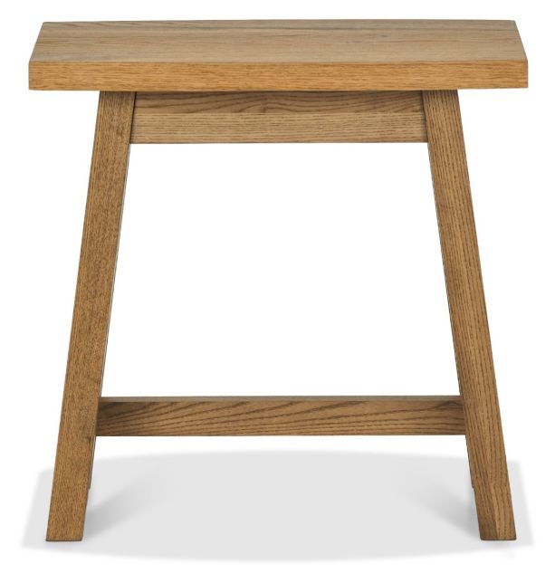 Camden Rustic Oak Side Table by Bentley Designs | Style Our Home