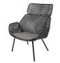Vibe Highback Chair - Dark Grey Wove by Cane-line | Style Our Home