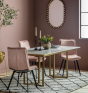 Alvon Gold Dining Table by Gallery Living | Style Our Home