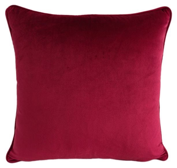 Pm Dble Sided Velv Teal/Fuschia Piping Fusc by Malini | Style Our Home