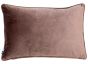 Matt Poly Velvet With Piping Truffle by Malini | Style Our Home