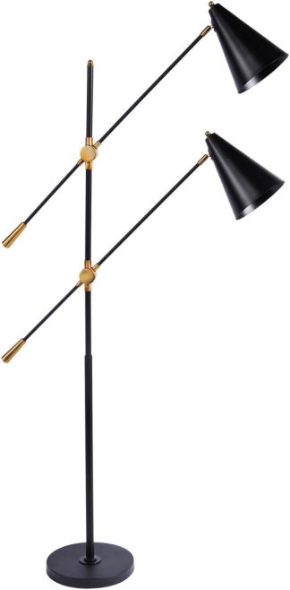 Mercer Twin Head Floor Lamp E27 40W by Libra Designs | Style Our Home