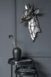 Dappled Silver Giraffe Head Wall Plaque by Libra Designs | Style Our Home
