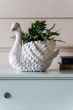Laura Ashley Large Distressed Swan Planter by Ora Designs | Style Our Home