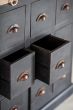 Hoxton II Antique Black Mango 15 Drawer Chest by Libra Designs | Style Our Home
