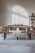 Burnham II Herringbone Wooden Bench 220cm by Libra Designs | Style Our Home
