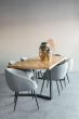 Marston II Geometric Wooden Dining Table 220cm by Libra Designs | Style Our Home
