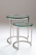 Apollo Stainless Steel Nest of two Tables by Chelsea Furniture | Style Our Home
