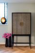 Bloomingville Shagreen 2-Door Bar Cabinet