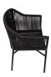 Bogart Rope Carver Black Chair