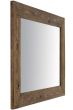 Erato Dark Natural Wood Wall Mirror