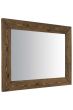 Erato Dark Natural Wood Wall Mirror