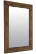 Erato Dark Natural Wood Wall Mirror