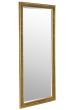 Maia Gold Shabby Chic Dress Mirror