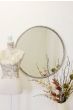 Muse Silver Bevelled Round Mirror