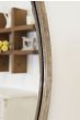 Muse Silver Bevelled Round Mirror